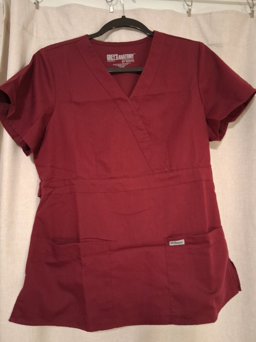 Grey's Anatomy Barco Scrub Top Womens Medium